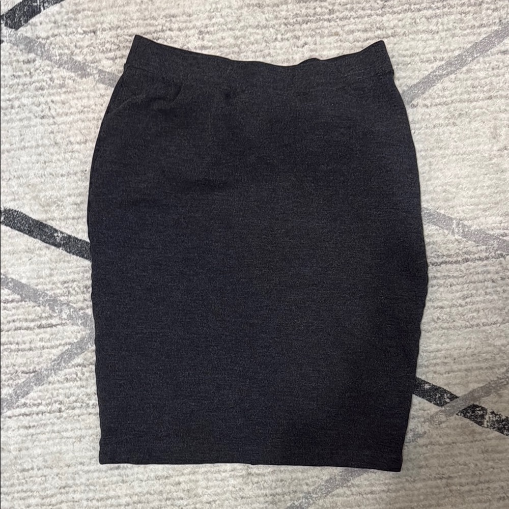 Classic Grey Pencil Skirt